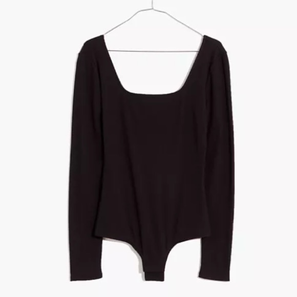 Madewell NWT Ribbed Square Next Thong Bodysuit - Picture 2 of 8